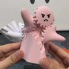 3D Printed Ghost Gear Cube Stress Anxiety Relief Halloween Cartoon Ghost Figurine Statue Fidget Toy Desktop Decoration Ornament