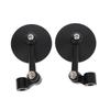 1Pairsmotor Aaccessories Aluminum Alloy Round Bar End Rear Mirrors For Moto Side View Mirrors Motorbike Scooters Rearview Mirror
