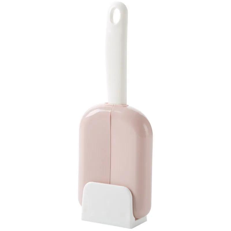 

Ложка для риса, кухонный инструмент, автоматически открывающийся и закрывающийся чехол от пыли, подвесная ложка для риса, столовая посуда, рисоварка HK25-0001-Pink бежевый