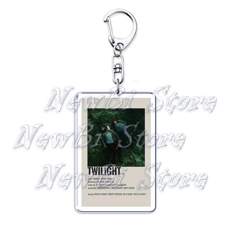 The Vampire Diaries Twilight Keychain for Accessories Damon Stefan Salvatore Elena Bella Swan Edward Cullen Key Chain Keyring