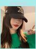 Boné de Beisebol de Topo Mole Bordado com Letra K de Marca Coreana da Moda Homens Mulheres Street Snap Outono Inverno Simples Modelador de Rosto Aba de Pato