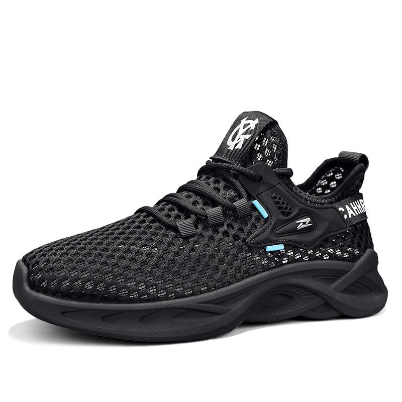 

Men s shoes summer new breathable mesh thin mesh shoes men s outdoor sports and leisure mesh hollow river tide shoes 44