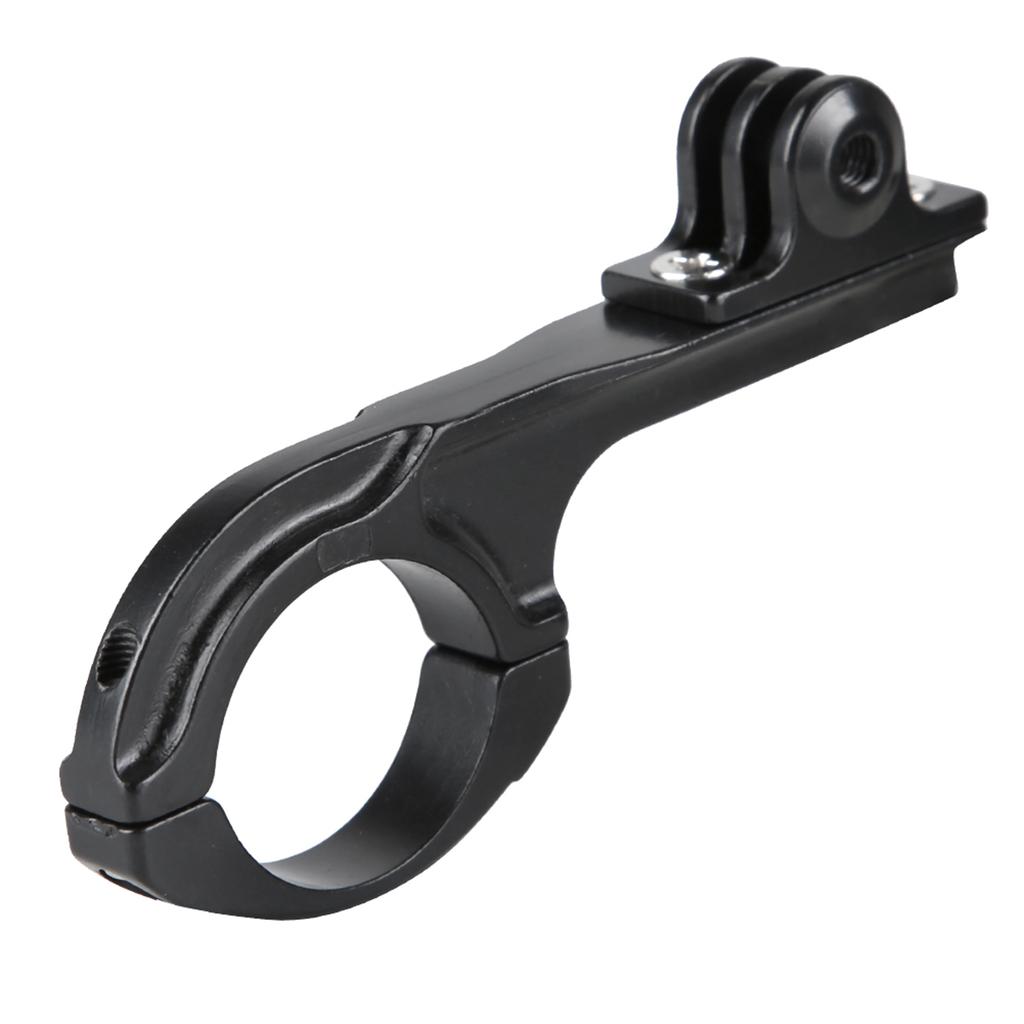 Q Shape Aluminium Alloy Bike Bicycle Holder Handlebar Mount Adapter for Gopro 3 4 5 6 7Black