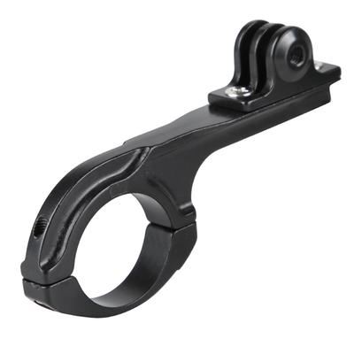 Anderes Sportkamera-Zubehör Q-Form Aluminiumlegierung Fahrradhalter Lenkerhalterungsadapter für 3 4 5 6 7Schwarz
