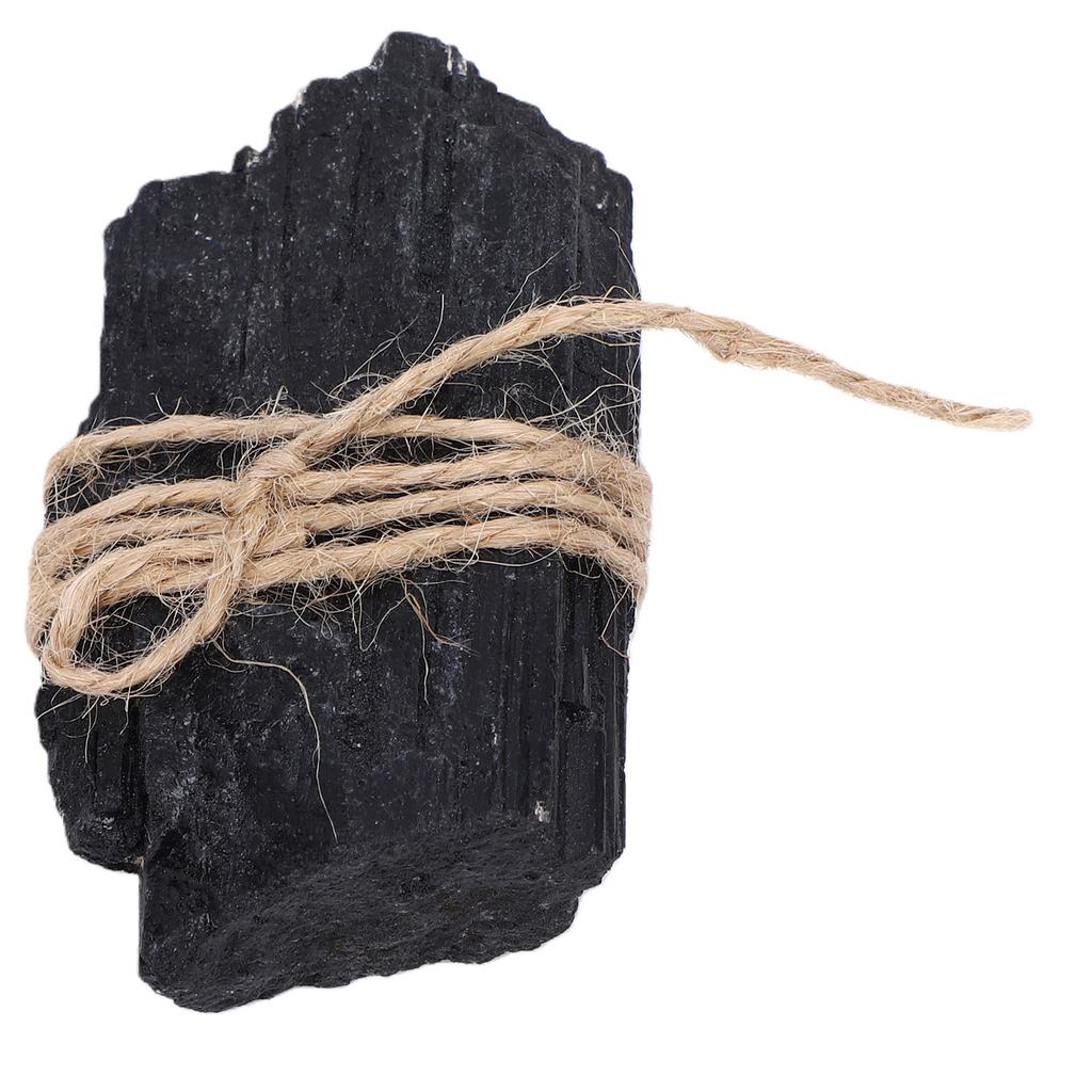 Natural Black Tourmaline Crystal Healing Lucky Rough Tourmaline Stone for Meditation Home Office Decor