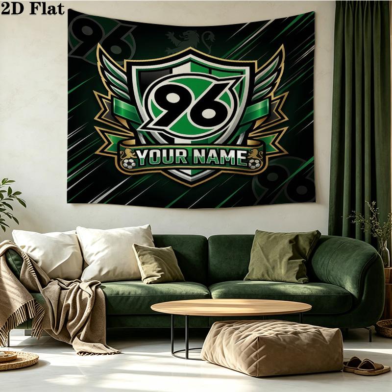 Custom Name Hannover Printed Tapestry – Wall Hanging for Bedrooms, Dorms, and Home Decor
