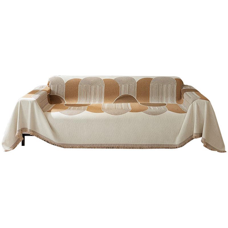 Chenille Sofa Towel Full Cover Cloth Cover Universal Four Seasons Universal Plush Sofa Cushion Cover Non-Slip Blanket Anti-Cat Scratch