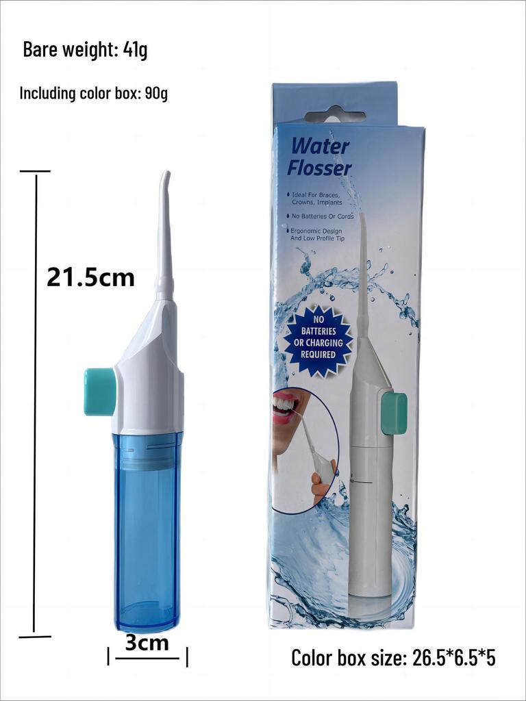 Portable High-Pressure Water Flosser for Home Teeth Cleaning