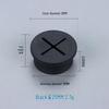 Dustproof Black Silicone Cross Rubber Plug and Phone Display Stand