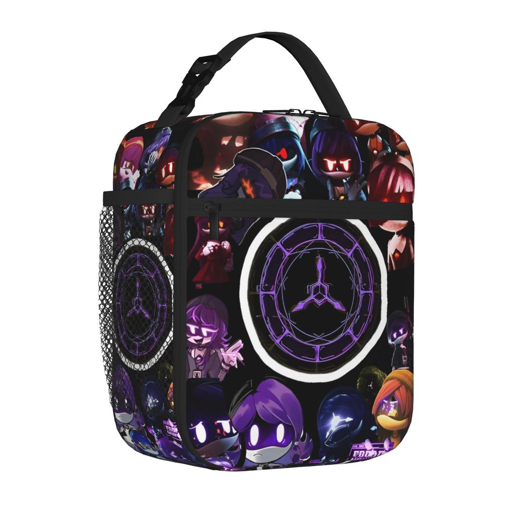 Murder Drones UZI Cartoon Thermal Insulated Lunch Bag for Picnic Serial Designation N Portable Food Bag Thermal Cooler Lunch Box