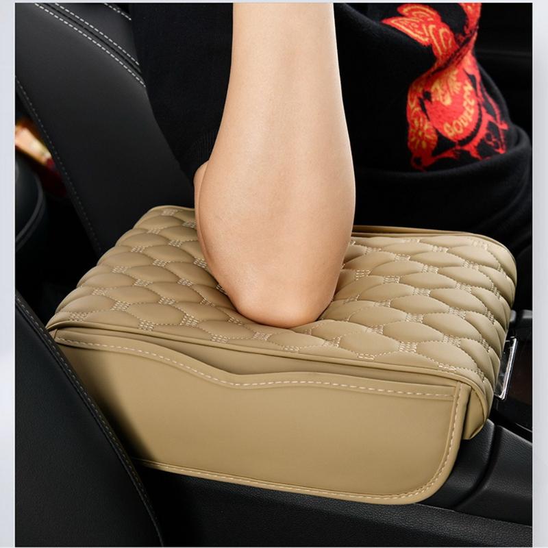 1Pc Popular Car Good Things Car Heightening Storage Armrest Box Pad Memory Cotton Car Storage Box Pad Heightening Pad