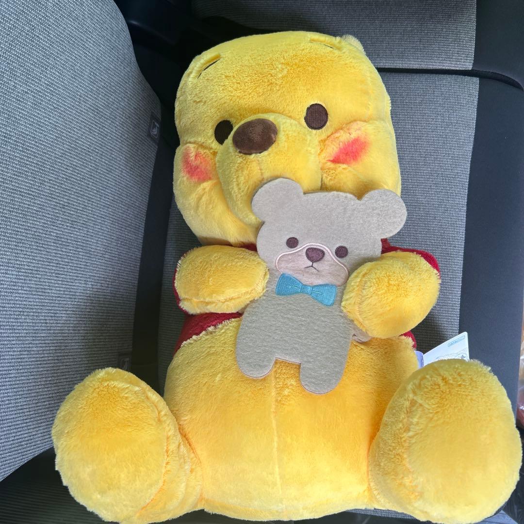 Winnie the Pooh FukuFuku super super big stuffed animal bear hug