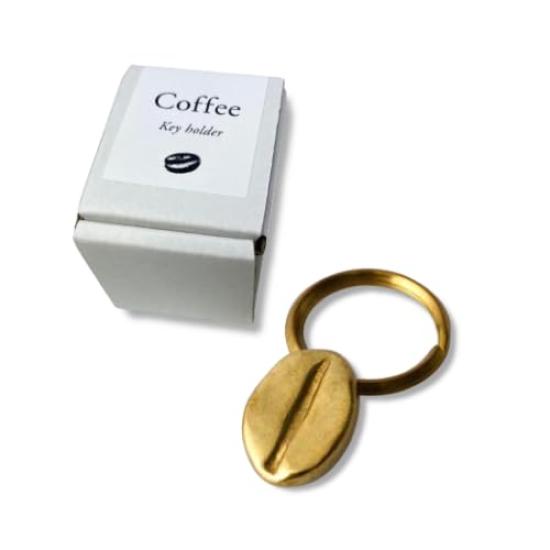 

[TORCH] Torch coffee key holder, coffee bean keychain, Gold