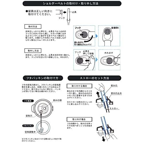 Skater (STWM3N-A) Double-Handled Stainless Steel Water Bottle with Straw, 350ml, Baby Mug, Very Hungry Caterpillar, Fruit Design