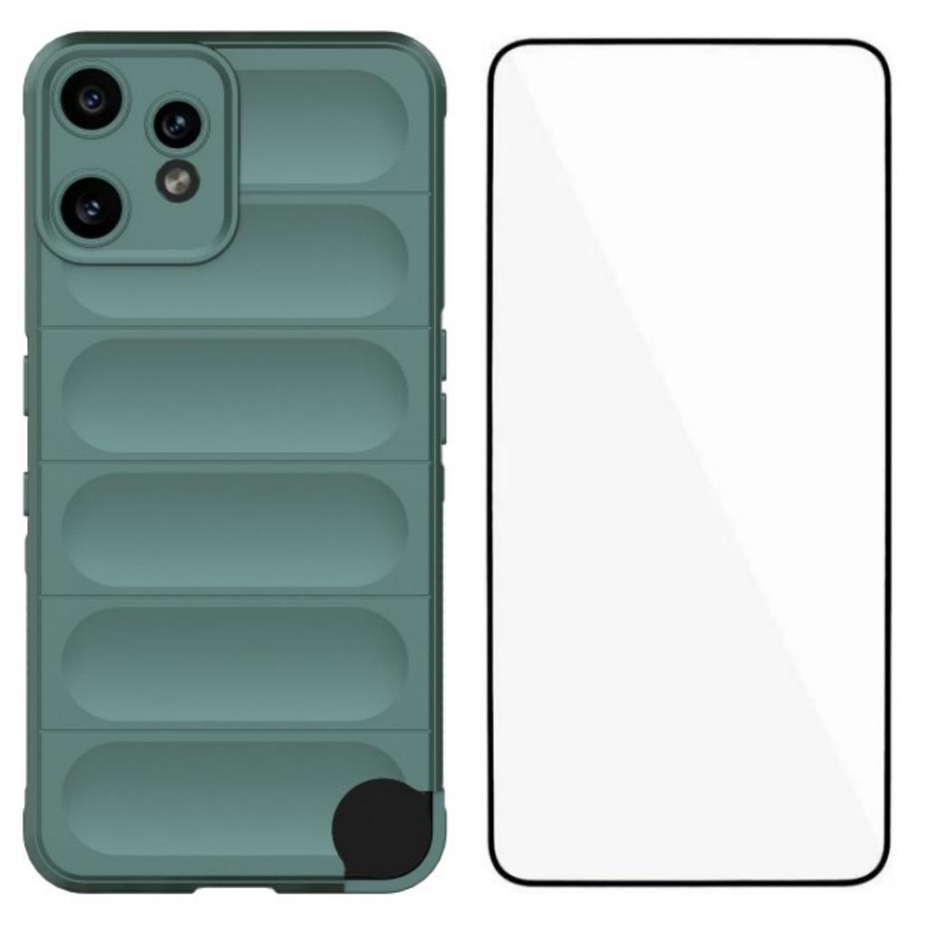 For Nothing CMF Phone 2 Pro TPU Case WANLONFENG HD Series Anti Slip Phone Cover with Tempered Glass