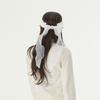 FAIRLIAR GOLF Organza Ribbon Pearl Visor (White)
