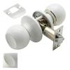 WOLFPACK PROFESSIONAL LINE - Simple White Wolfpack Door Knob For Hallway