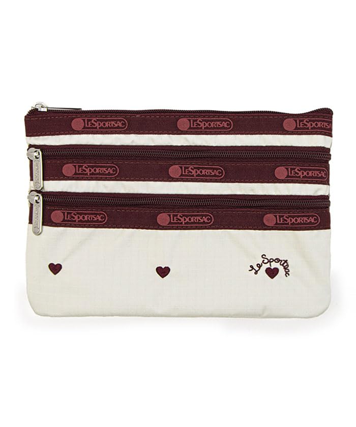 

Мешочек 3ZIP Berry Heart Embroidery [LeSportsac] [Официальный] COSMETIC/7158