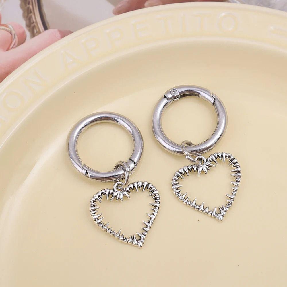 2Pcs New Shoes Accessories Shoes Buckles Party Jewelry Shoes Decoration Boots Snap Hook Punk Hollow Big Stars Hearts Pendant