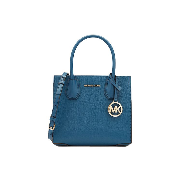 

Michael Kors MK Mercer Solid Logo Pendant Adjustable Detachable Shoulder Strap Accordion Bag Women Handbags Deep-Canvas-Blue 35S1GM9M2L-538 Basic Set (Bag+Dust Bag)