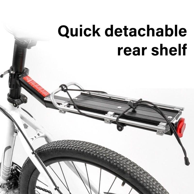 Bicycles Rear Shelf Rear Bag Holder Stand Support with Mounting Tool Aluminum Alloy Bicycles Luggage Cargo Rear Rack
