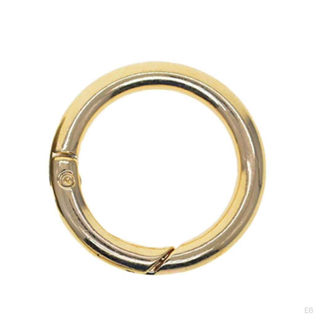 Set 6 Clipsuri Tip Carabină cu Inele O cu Arc pentru Artizanat DIY