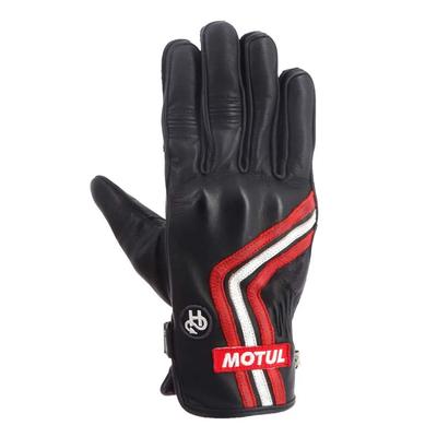 Helstons Leather Gloves Motul Oil