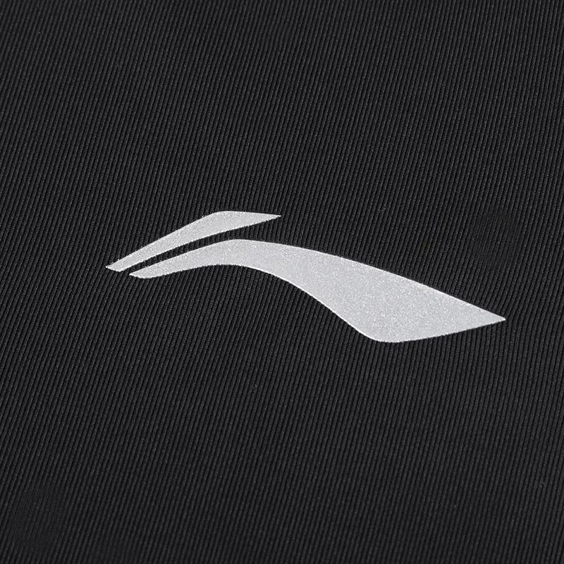 Li-Ning Solid Color Logo Print Training Quick-Dry Long Sleeve Compression Fitness Shirt Men tops YUDV011-1