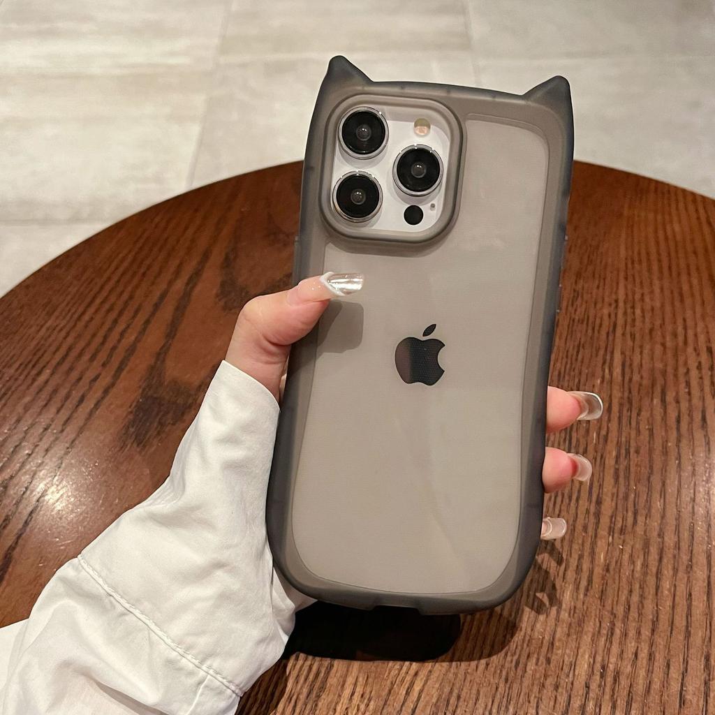 Cat Ears Simple and Advanced Suitable for Apple 11 Mobile Phone Case Iphone15promax Protective Case 14pro13 12