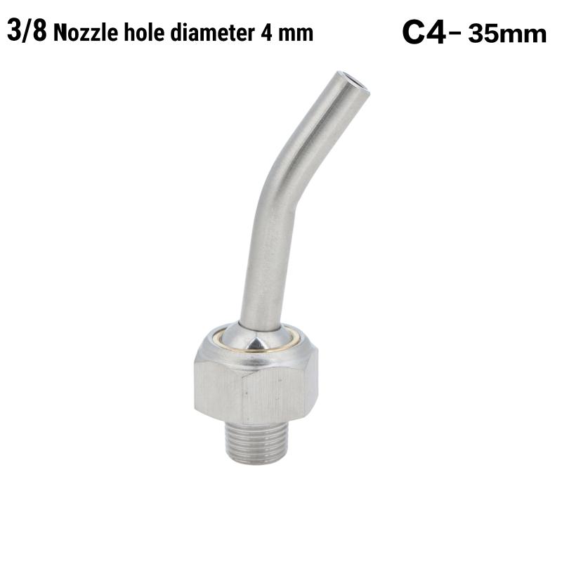 Stainless Steel Coolant Hose Nozzles Low Maintenance Anti Rust for CNC Lathes Toolholder Factory Machining Tooling