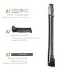 WEST BIKING Portable High-pressure 300psi Bike Air Pump with Gauge for Fork & Rear Suspension Shock Absorber Mountain Bicycle