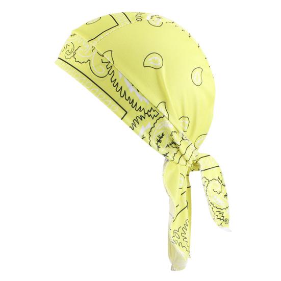 Cashew Print Breathable Fabric Pirate Hat Polyester Spandex 1 Pc