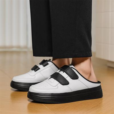 Men’s Sports Shoes Summer Sandals Slipper Clogs Backless Mules Casual Shoes Plus Size White Sneakers for Students Over Sized