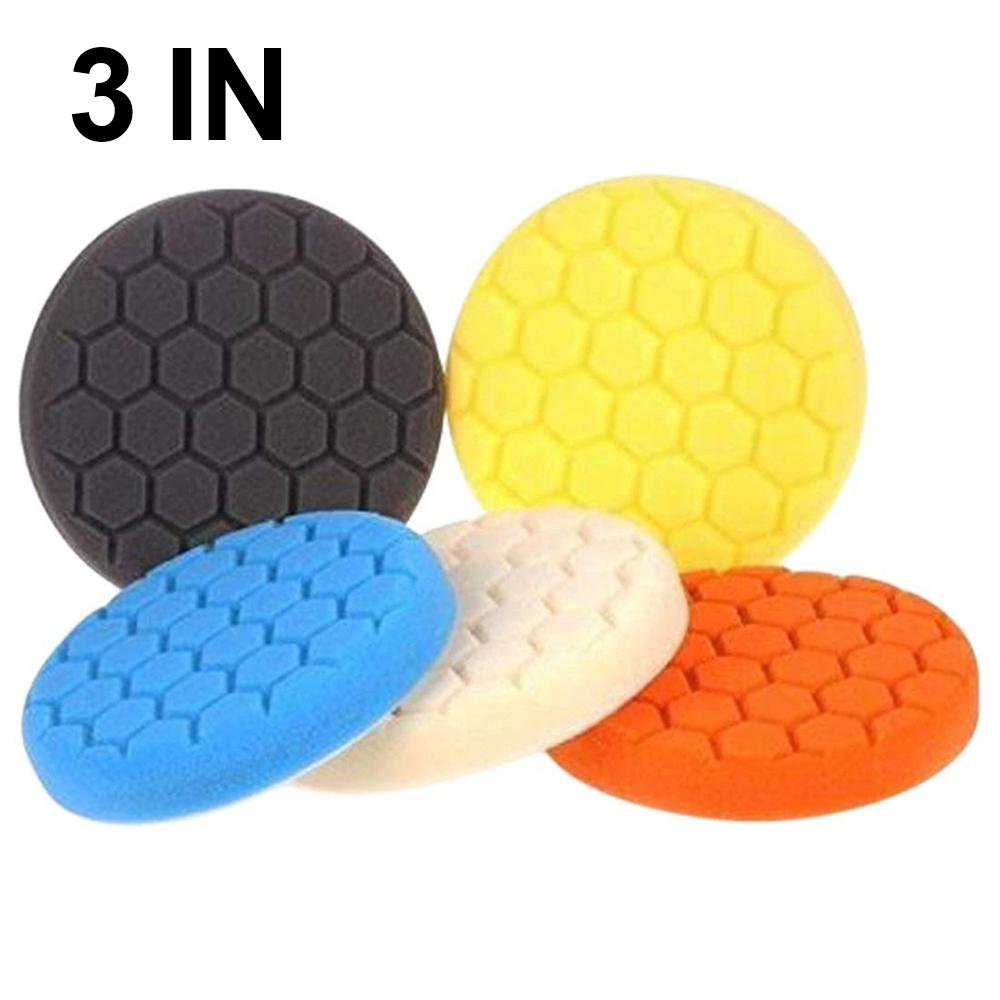 

3/4/5/6/7 Inch Car Waxing Buffing Pad Polishing Disc Auto Care Repair Tools Wax Pads for Car Detailing Buffer Compound 20pcs