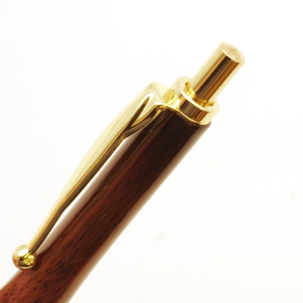 Shape Musical Instrument Paint Wooden Barrel Ballpoint Knock Gift Wooden Barrel Ballpoint Pen T Pen, Type, 0.5mm [Walnut]