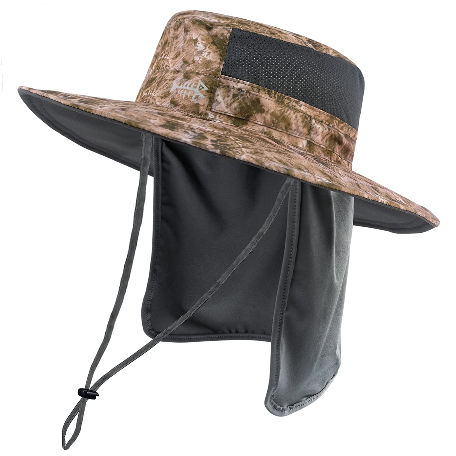 

Bassdash Wide Brim Fishing Hat with UV and Lightweight Perfect for Sun and Farm Barren Men s UPF50+ Water-Repellent, Protection, Quick-Drying, Design.