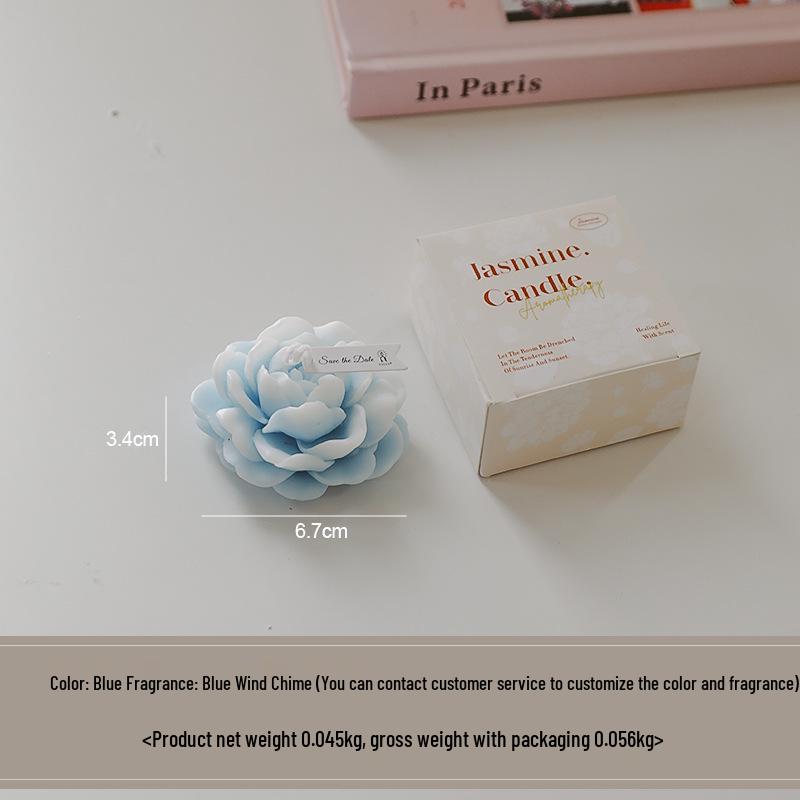 Jasmine Scented Mother's Day Souvenir Candle - Creative Handmade Wax Fragrance