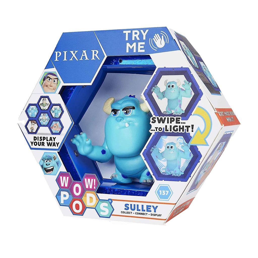 Disney Pixar Light Up Pod Sulley Collectable Figurine