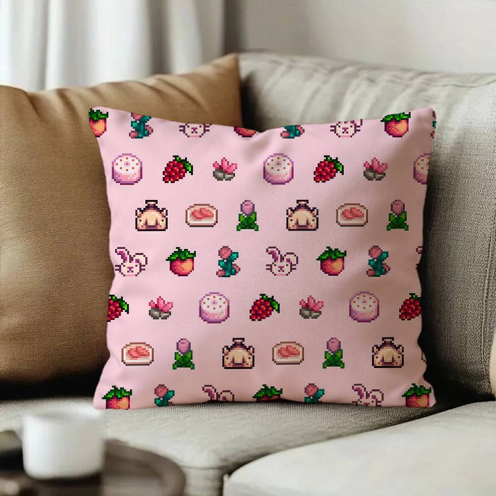 Anime Game Stardew Valley Pillow Cover Design cushion Cover decor Holiday Decorati