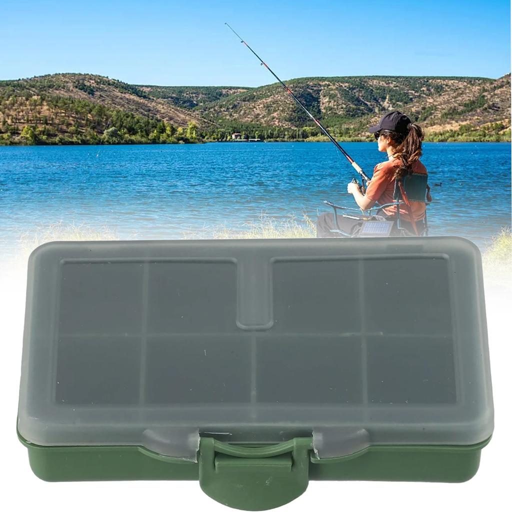 1-8 Compartments Fishing Tackle Box Waterproof Bait Storage Box with Partition for Carp Fishing Accessories Lure Hook Box