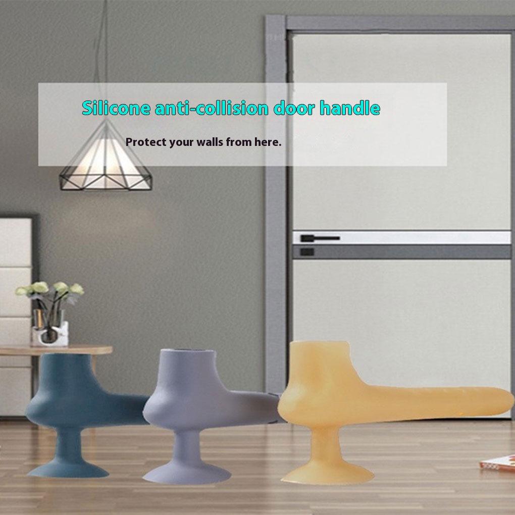 Osłona klamki drzwi silikonowa Miękka, odporna na zużycie, cicha, antykolizyjna, do użytku domowego