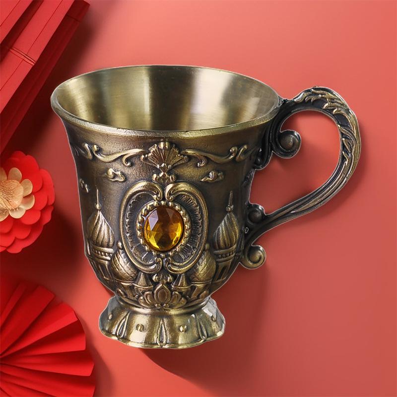 Compact Wide Application Wine Glass Attractive Trendy Visual Effect Cup Decor