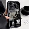 Black and White Life Fragments for iPhone17pormax Mobile Phone Case 14 Internet Celebrity 13/12 Japan and Korea 11 Soft Case 15