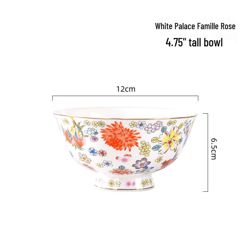 OIMG Palace Enamel Ceramic Serving Bowl