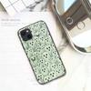 Cute Ghost Spooky Phone Case For IPhone 13 12 11 XS X 8 7 6 Plus Mini Pro Max SE 2022 Soft Black Phone Cover