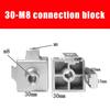 M8 M10 M12 2020 3030 4040 4545 Колесо-ролик Ножка Колесо-чашка Блок соединения Блок крепления Алюминиевый профиль Блок соединения конца ножки