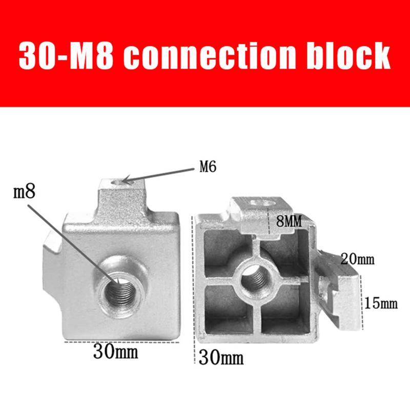 M8 M10 M12 2020 3030 4040 4545 Колесо-ролик Ножка Колесо-чашка Блок соединения Блок крепления Алюминиевый профиль Блок соединения конца ножки