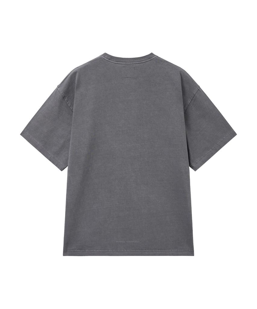 PHYPS MOTORCYCLE [2Pack] Original Wing Logo Pigment Short Sleeve Charcoal & White