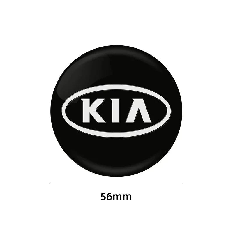 56mm Car Wheel Center Hubcap Sticker Logo Accessory for Kia Sportage Ceed Picanto Rio ProCeed Niro 5 3 4 K7 K5 K8 K3 Ray K9 NI5
