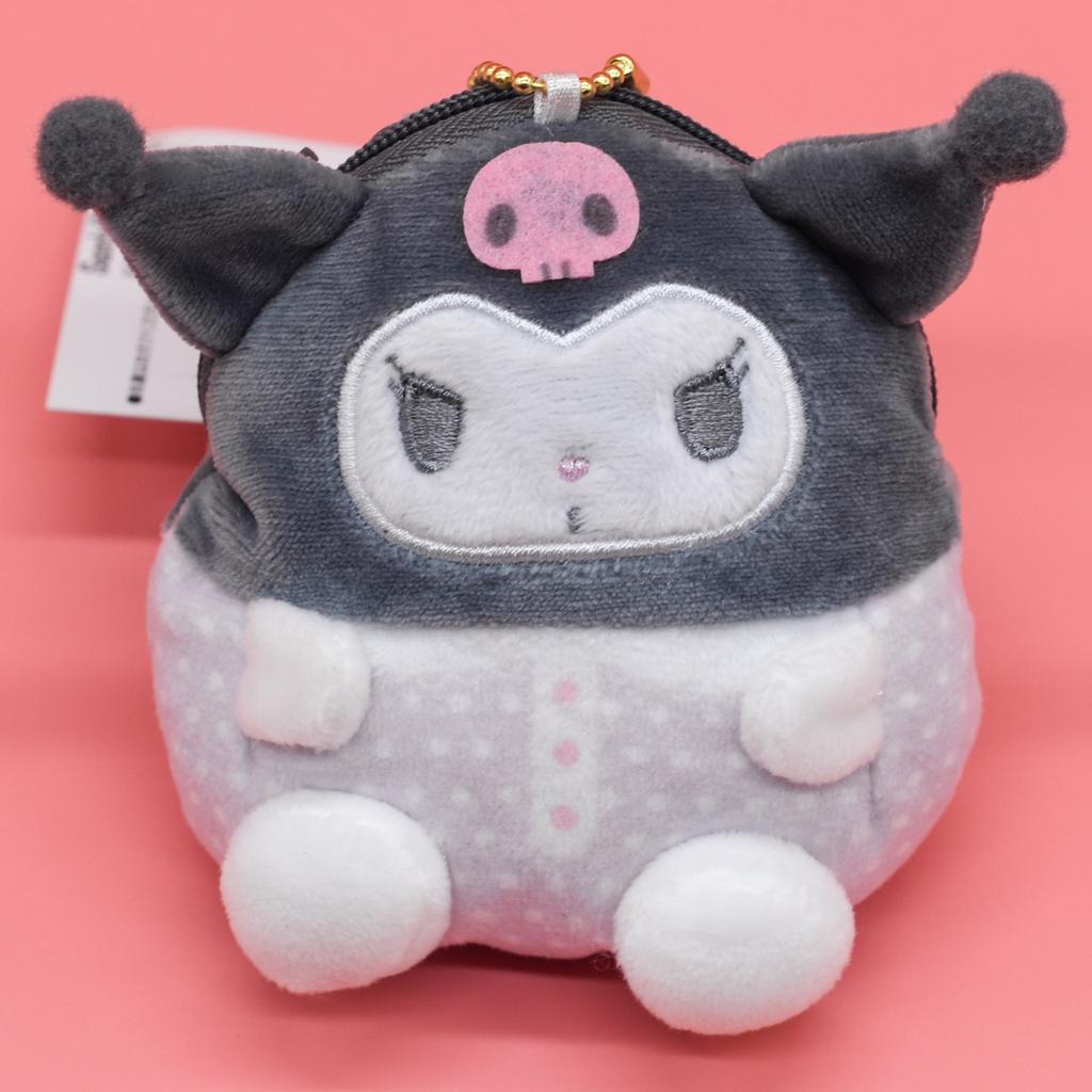 Adorable Kawaii Kuromi My Melody Plush Coin Bag And Soft Keychain Pendant Handbag Accessories